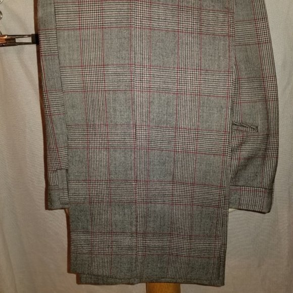 Vintage Hickey Freeman blue Plaid check Suit Union made - Picture 8 of 11